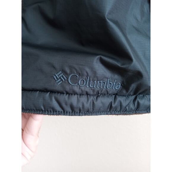 Columbia Men's Black Brown Reversible Softshell Tech Jacket L - Picture 11 of 14